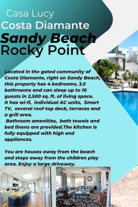 Lux 3 Master Bdroom On Sandy Beach W No Cleaining Fee Puerto Peñasco Buitenkant foto